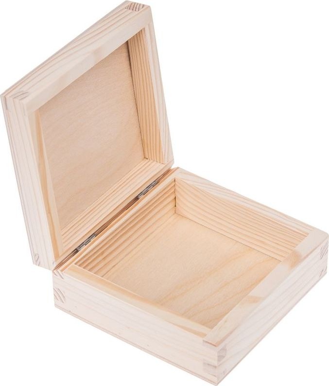 FK Dřevěná krabička - 12x12x5 cm