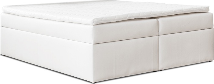 Eka Kontinentální čalouněná postel Classic - Cassablanca Bílá (200x)