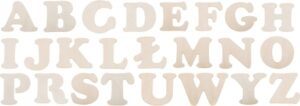 FK Dřevěná ozdoba (abeceda 1ks) - 2x