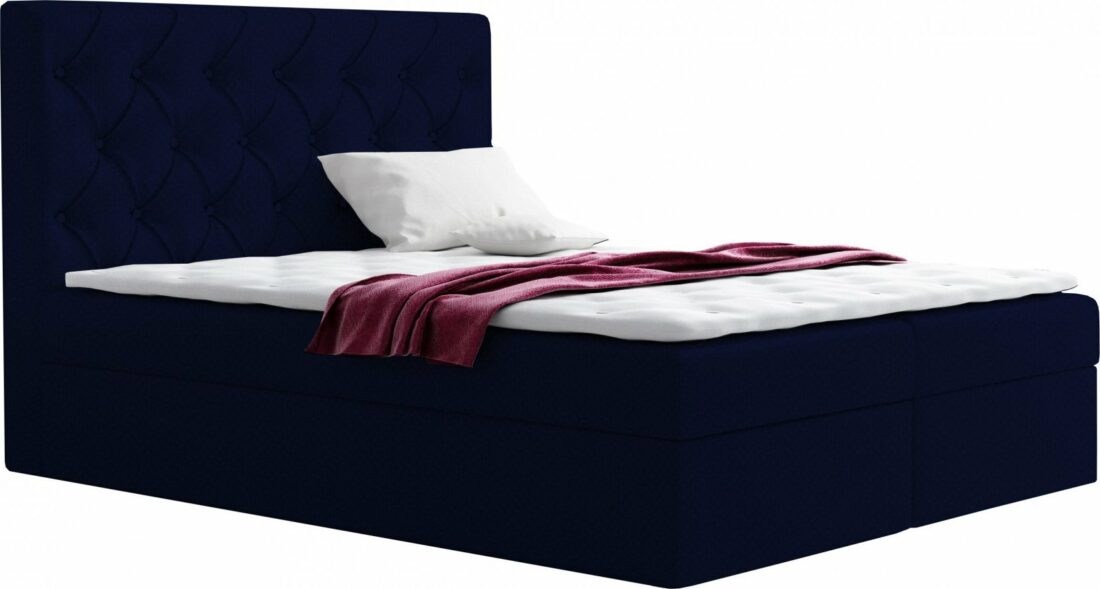 Eka Kontinentální čalouněná postel Elegant - Fresh (200x200 cm)