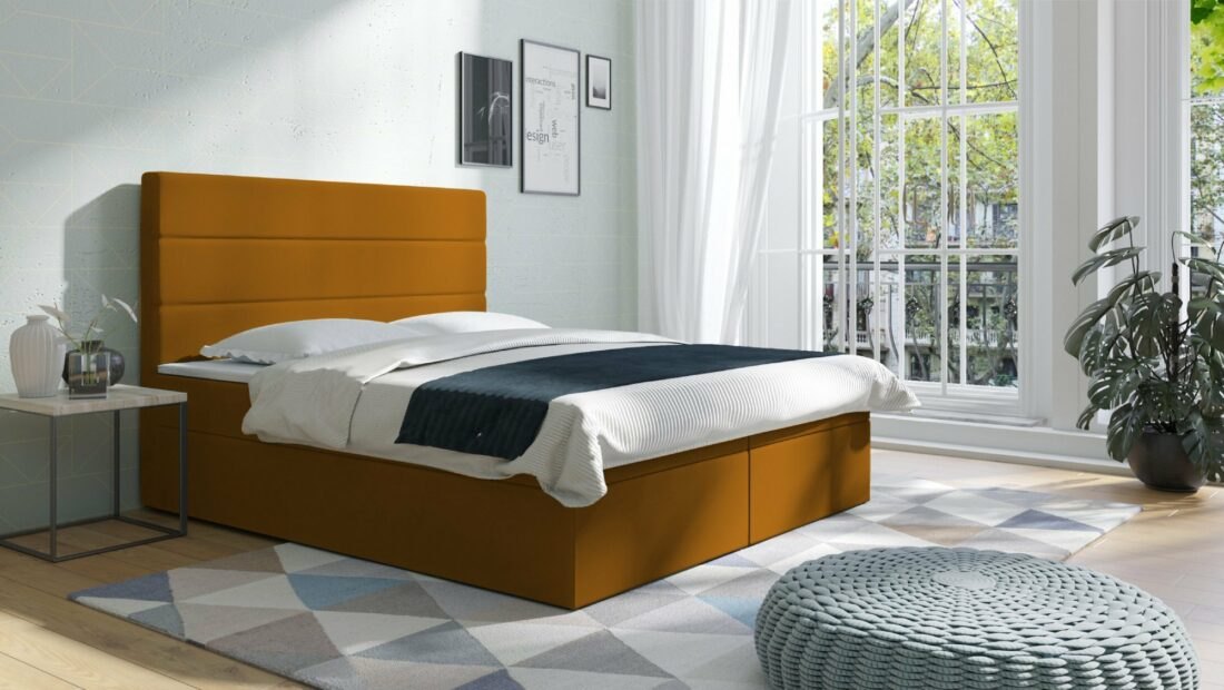 Eka Kontinentální čalouněná postel Malibu -  (120x200 cm)