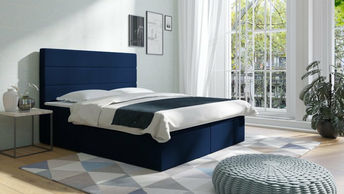 Eka Kontinentální čalouněná postel Malibu -  (90x200 cm)