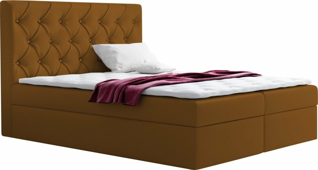 Eka Kontinentální čalouněná postel Elegant -  (180x200 cm)