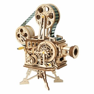DD Dřevěné mechanické 3D puzzle - Filmový projektor