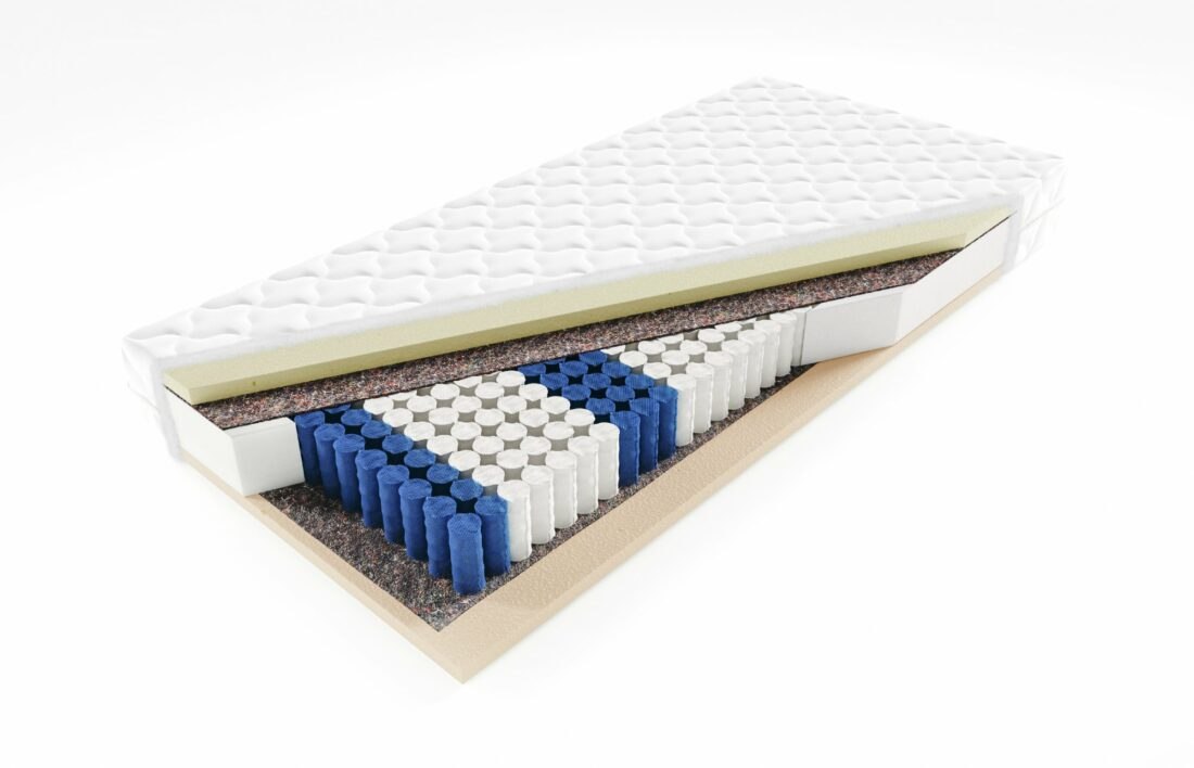 KAC Taštičková matrace s paměťovou pěnou VISCO a elastickou pěnou MERKURY 120x200 cm