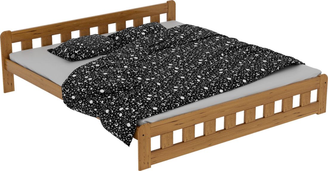 Maxi Zvýšená postel z masivu Nikola 180 x  - barva  - 2. jakost