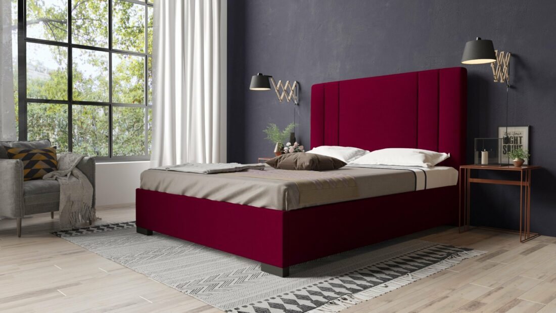 Eka Čalouněná postel Berry -  140x200 cm