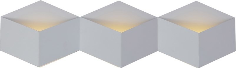 TPS Nástěnné svítidlo Cube Incl. 3xLed 3W - Bílá