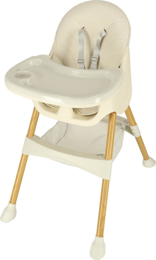 IK Dětská jídelní židlička s pultíkem 4v1 - šedá