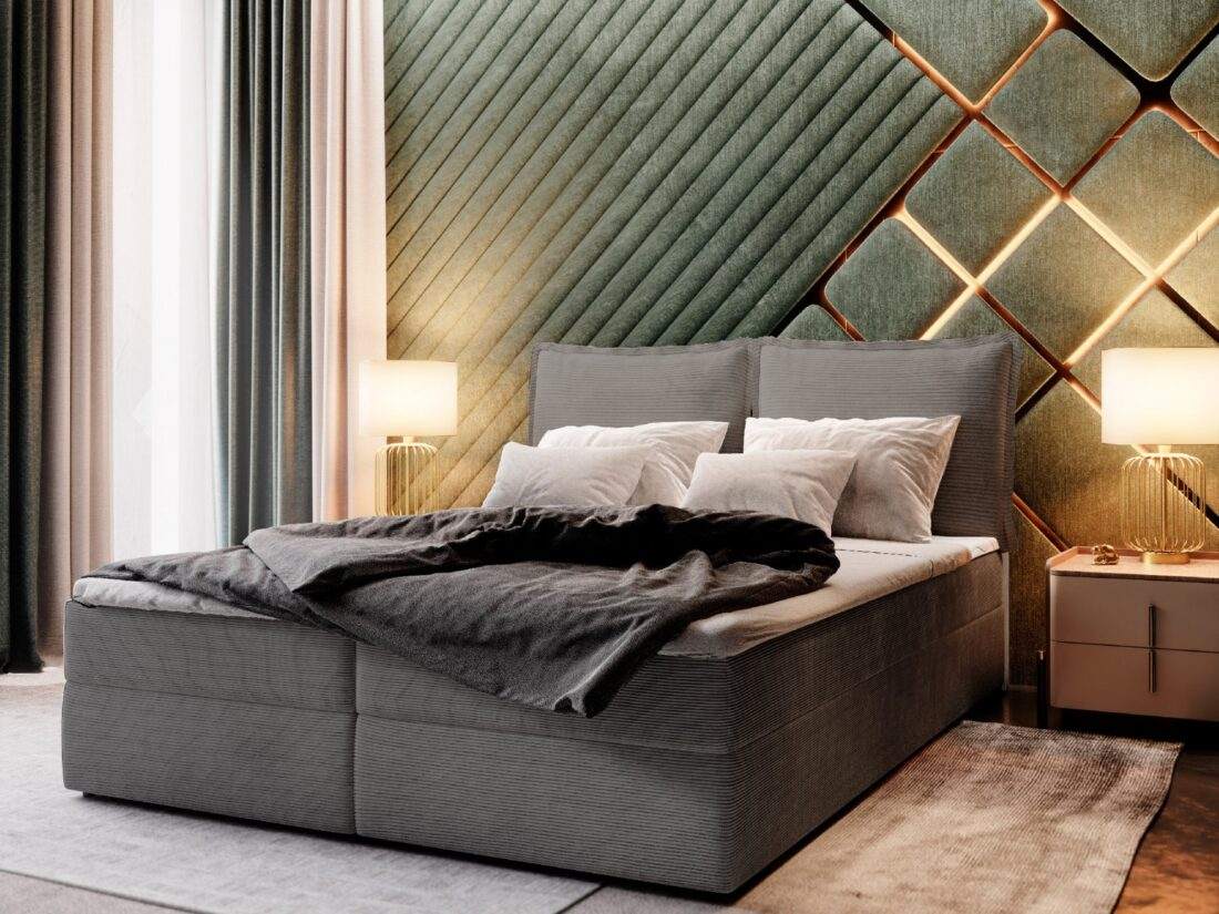 MSL Kontinentální čalouněná postel LOTO (160 x )